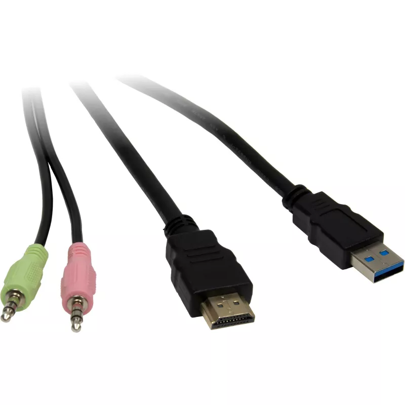 KVM-kytkin Inter-Tech IPC AS-41HUS 4 porttia USB