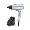 Hiustenkuivaaja BABYLISS D773DE 2100 W, ioninen, 3 lämpötasoa / 2 nopeutta, kylmäilmapuhallus, 2 suutinta, metallinvärinen