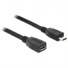 USB-kaapeli Micro-USB B DeLOCK 83567 0,5 m