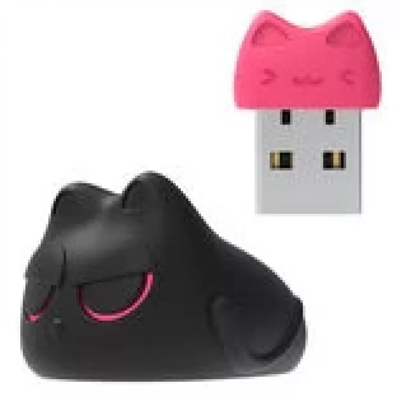 WLMouse Beast Miao -pelihiiri Omron Optical Switches - musta (MIAO-BLACK-O)