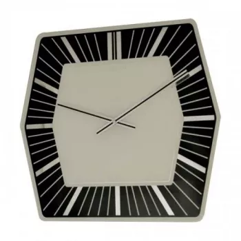 NeXtime seinäkello 8128zw Hexagon, 43x43 cm, valkoinen