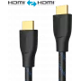 PureLink Sonero Premium HDMI -kaapeli X-PHC011-030HDMI 2.0 HighSpeed nylonpäällyste - kaapeli - digitaalinen/näyttö/video