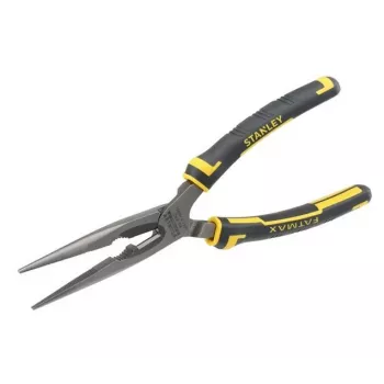 Flachrundzange Stanley FatMax Long Nose Pliers musta keltainen 200 mm 203 g