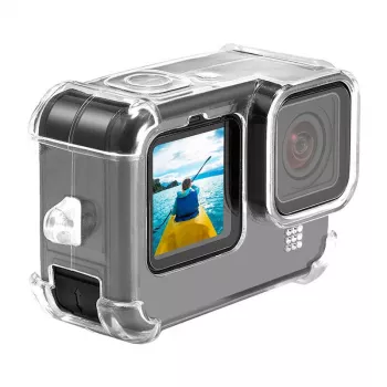 Kotelo linssinsuojuksella ja kaulahihnalla PULUZ GoPro Hero 9 / 10 / 11 -kameralle