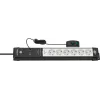 Jatkojohto Brennenstuhl Premium-Line 3m 6 AC Outlets Indoor musta harmaa