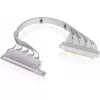 Thermaltake PCI-E 4.0 Dual 90 Degree -riser-kaapeli, 40 cm, valkoinen (AC-077-CO6OTN-C1)