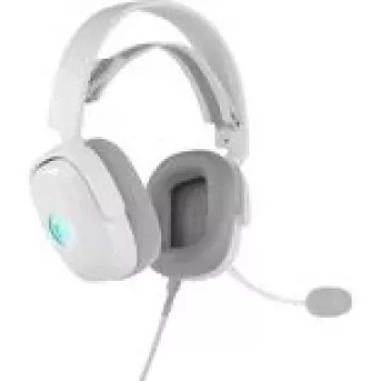 Headset QPAD GAMIAC HS71 johdollinen päänauha-headset USB Type-C, korvan ympäröivä, 20–20000 Hz, 2,2 m kaapeli, valkoinen