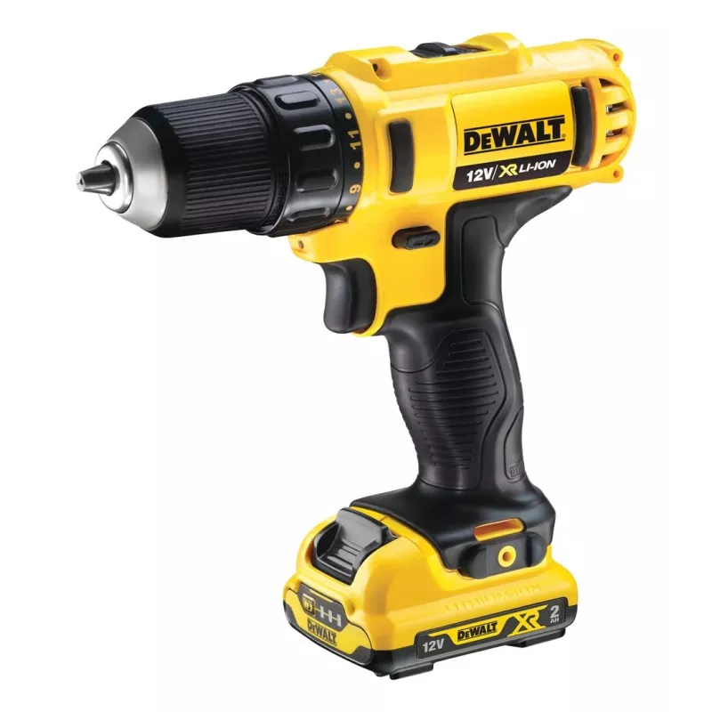 DeWALT DCD langaton 10,8V akkuporakone Li-Ion, Euro-pistoke