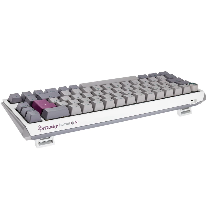 Ducky One 3 SF näppäimistö, pelikäyttöön, USB, QWERTZ, saksa, harmaa