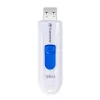 Transcend JetFlash 790 TS128GJF790W USB-muistitikku, 128 GB, USB 3.1 Gen 1, sisäänvedettävä liitin, valkoinen