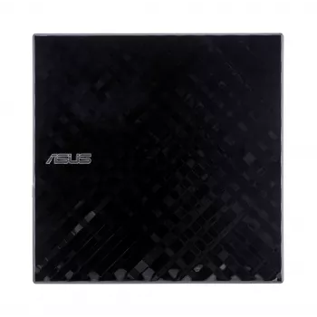 Ulkoinen DVD±RW-asema ASUS SDRW-08D2S-U Lite, USB 2.0, musta, 24x CD / 8x DVD, 142×142×20 mm