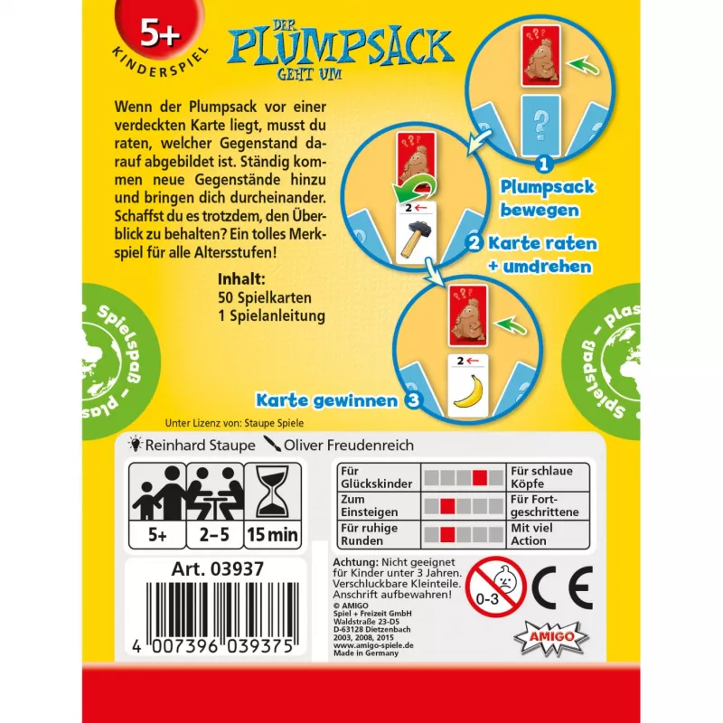 Der Plumpsack geht um, muistipeli