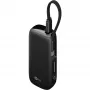 Varavirtalähde 5 000 mAh, integroitu USB-C-kaapeli 13 cm, 20 W (musta, 5 Ah, 1x USB-A, 1x USB-C, PD, QC)