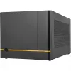 SilverStone SUGO SG14B - tornikotelo - Mini-DTX - ilman virtalähdettä (ATX / PS/2) - musta - USB/ääni (SST-SG14B)