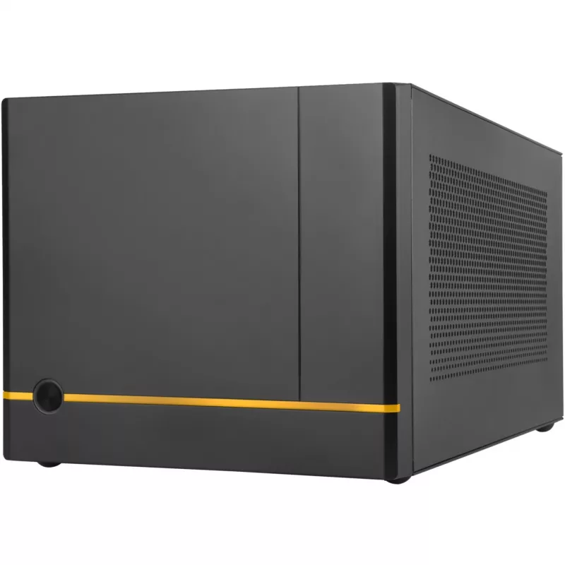 SilverStone SUGO SG14B - tornikotelo - Mini-DTX - ilman virtalähdettä (ATX / PS/2) - musta - USB/ääni (SST-SG14B)