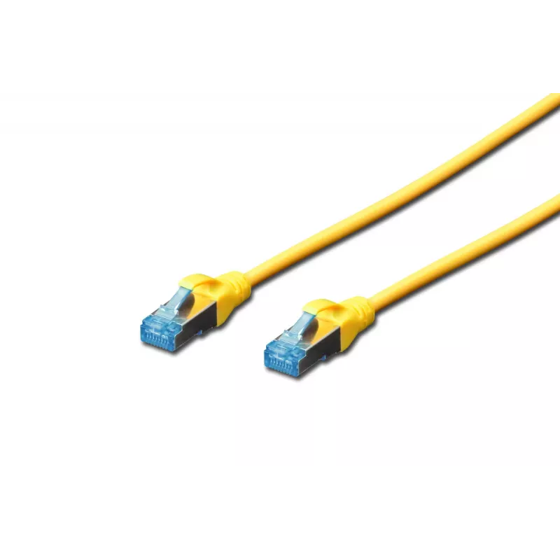 Verkkokaapeli DIGITUS CAT 5e SF/UTP, 3 m, RJ-45 - RJ-45, keltainen