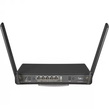 Pöytäreititin MikroTik hAP ac³ Dualband Wi‑Fi 5, Qualcomm IPQ4019 719 MHz, 5x Gigabit RJ‑45, 1x USB, PoE, 2 ulkoista antennia, musta