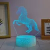 Manta SNL116RGB RGB 3D hevonen koriste-LED-valaisin