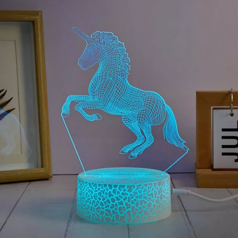Manta SNL116RGB RGB 3D hevonen koriste-LED-valaisin