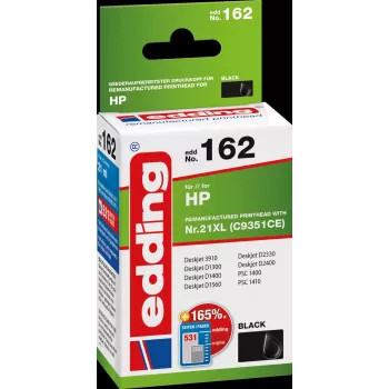 EDDING EDD-162 - yhteensopiva - musta - HP - yksittäispakkaus - HP Deskjet 3910 HP Deskjet 3920 HP Deskjet 3930 HP Deskjet 3940 HP Deskjet D1300 sarja HP