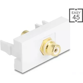 RCA-pistoke DELOCK Easy 45 malli 90861, kullattu