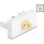 RCA-pistoke DELOCK Easy 45 malli 90861, kullattu