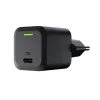 Laturi mobiililaitteille Green Cell CHARGC06, USB-C 33W, Quick Charge 3.0, AC-tulo 100–240V, musta