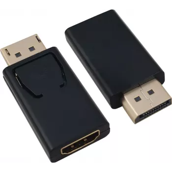 DisplayPort - HDMI -adapteri helos 288466 — DisplayPort (uros) HDMI (naaras), musta