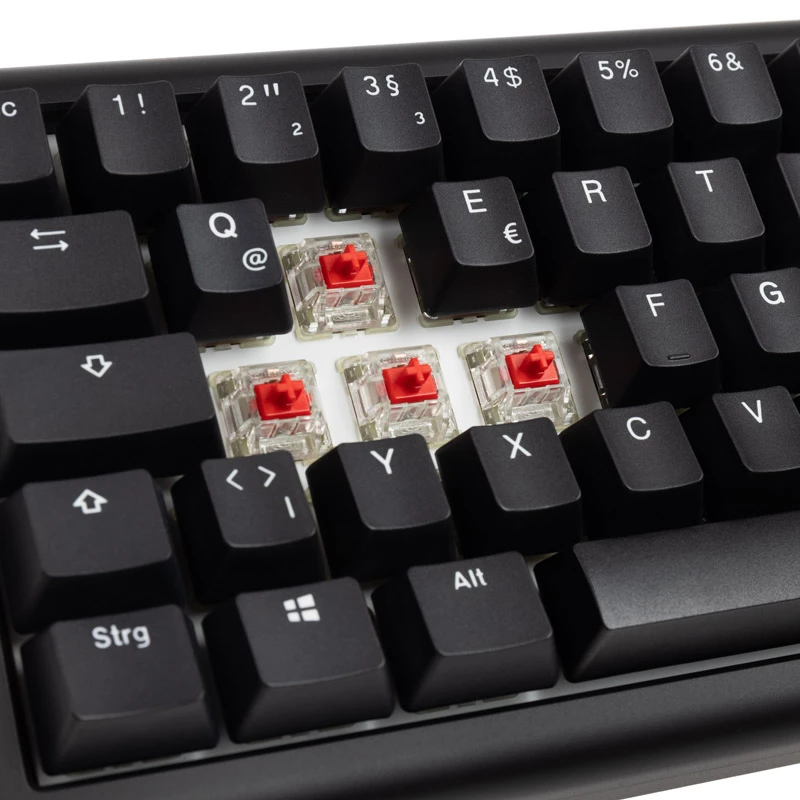 Ducky Tinker 65 -näppäimistö, pelikäyttöön, USB, QWERTY, musta