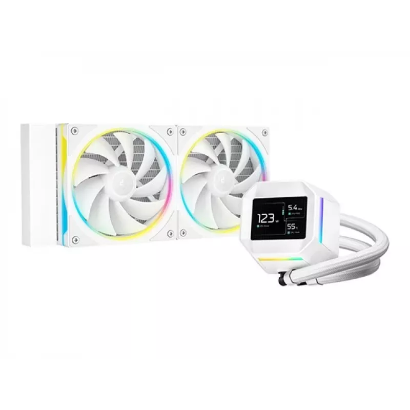 DeepCool LM240 WH prosessorin nestjäähdytys 12 cm valkoinen 1 kpl