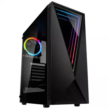 Kolink VOID RGB Tower-kotelo musta LED-tuuletin ikkuna pölysuodatin PC E
