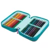 CoolPack Jumper 3 DREAMS F067654 -penaalilaukku – kolmikerroksinen, monilokeroinen penaali