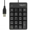 Numeerinen näppäimistö DeLOCK 12481 universaali USB musta