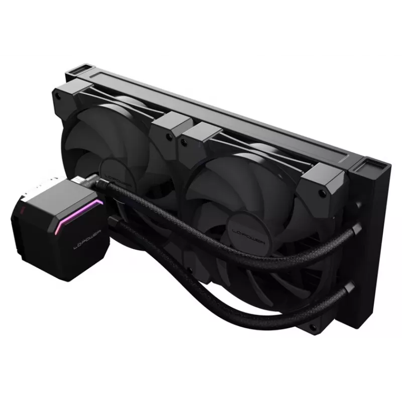 All-in-One-nestekühler LC-Power LC-CC-240-B 12 cm musta