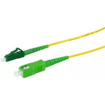 Logilink Professional - patchkaapeli - SC/APC yksimuoto (M) - LC/APC yksimuoto (M) - 3 m - 2 mm - kuituoptinen - simplex - 9/125 µm - G.657.A2/OS2 - halogeeniton - keltainen