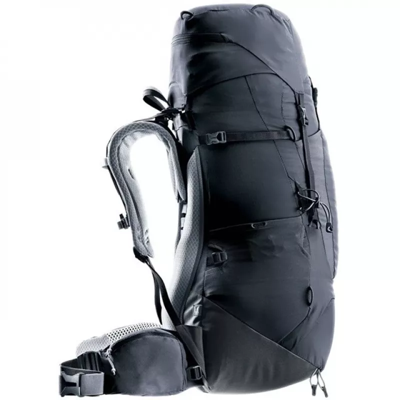Deuter Aircontact Lite 45+10 SL naisten vaellusreppu musta