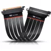 Thermaltake AC-058-CO1OTN-C1 PCIe 4.0 x16 riser-jatkokaapeli, 0,3 m, musta