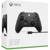 Microsoft Xbox Wireless Controller + USB-C-kaapeli musta peliohjain analoginen / digitaalinen PC, Xbox One, Xbox One S, Xbox One X, Xbox Series S, Xbox Series X