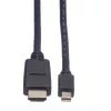 Mini DisplayPort -kaapeli VALUE Mini DP-HDTV M/M 3 m