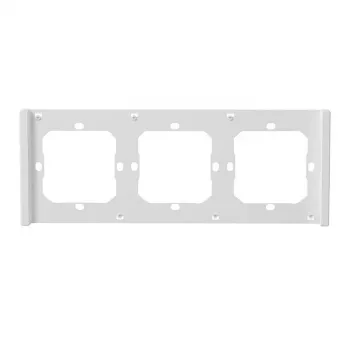 Sonoff 3-kertainen kytkinkehys M5-80 valkoinen, seinäasennettava, 3 keinupainikemoduulille