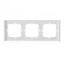 Sonoff 3-kertainen kytkinkehys M5-80 valkoinen, seinäasennettava, 3 keinupainikemoduulille