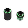 Bitspower Direct-Connect Set suora G1/4 inch AG - extra long, musta