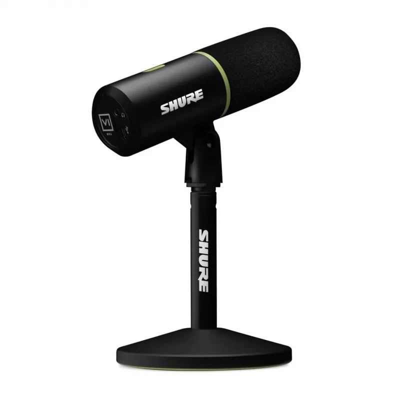 Shure MV6 - USB-C kardioidi dynaaminen mikrofoni pelaajille ja striimaajille