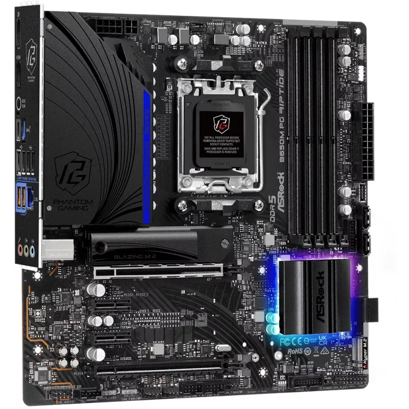 Emolevy ASRock B650M PG Riptide AMD B650 Socket AM5 micro ATX