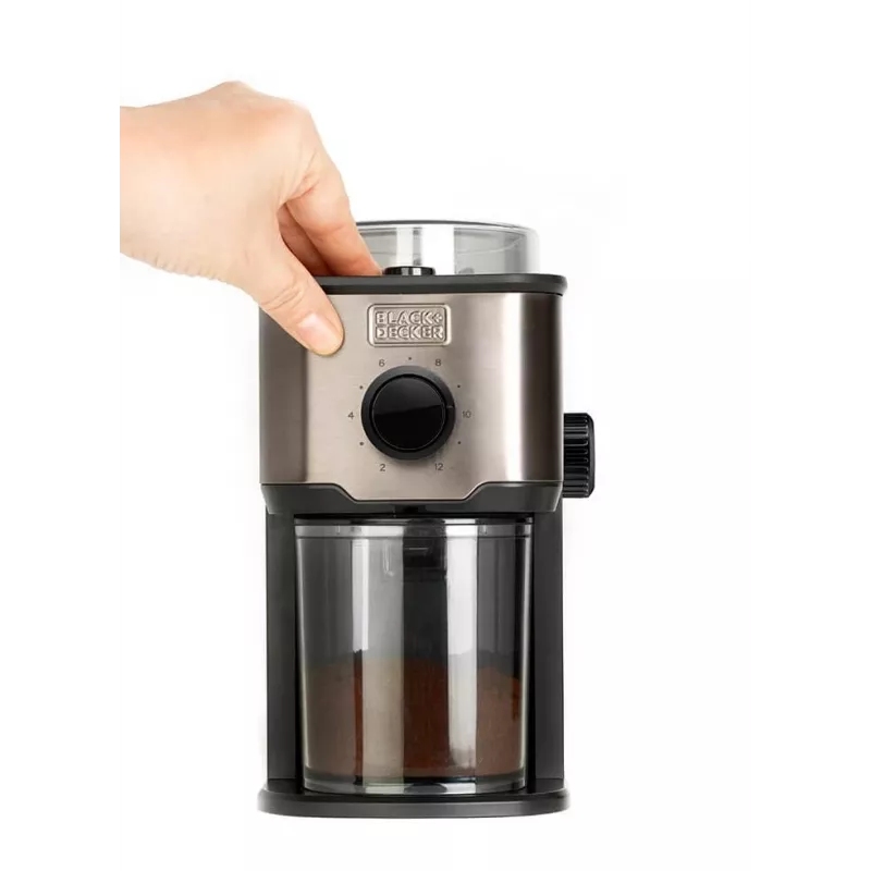 Black & Decker ES9080020B kahvimylly, ruostumaton teräs
