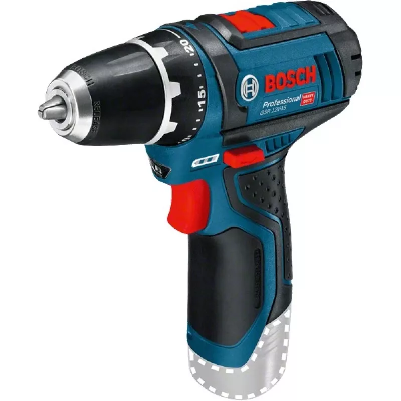 Bosch GSR 10,8-2-LI Professional pikaistukka musta, sininen, punainen