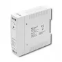 DIN-kiskovirtalähde 10W, 24V, 0,42A, ohut