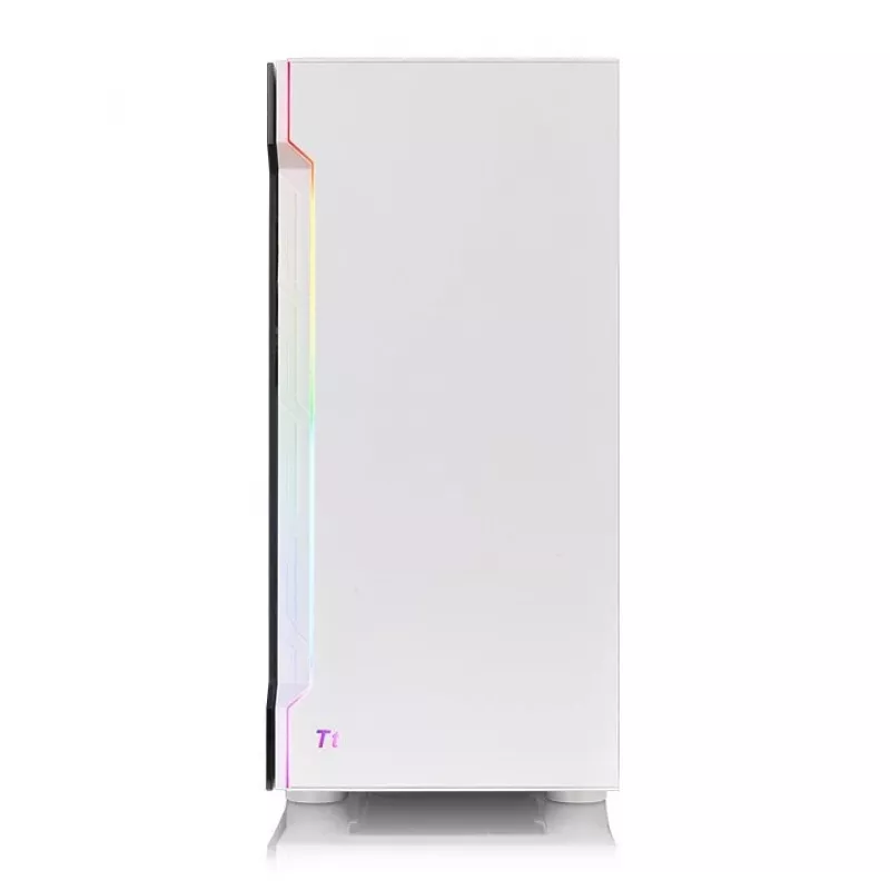 PC-kotelo Thermaltake H200 TG Snow RGB Midi Tower valkoinen