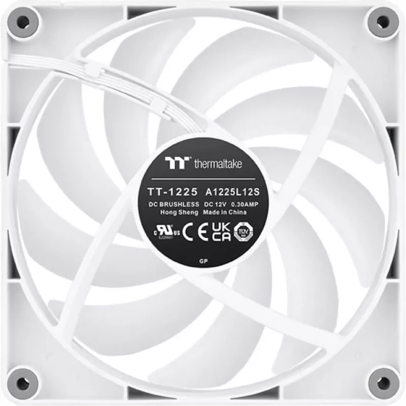 Thermaltake CT120 Reverse ARGB 120 mm valkoinen 2 kpl:n pakkaus