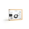 Suojakotelo nahkaa Apple AirTagille FIXED FIXWAT-C2-BK aitoa naudan nahkaa musta kompakti tasku
